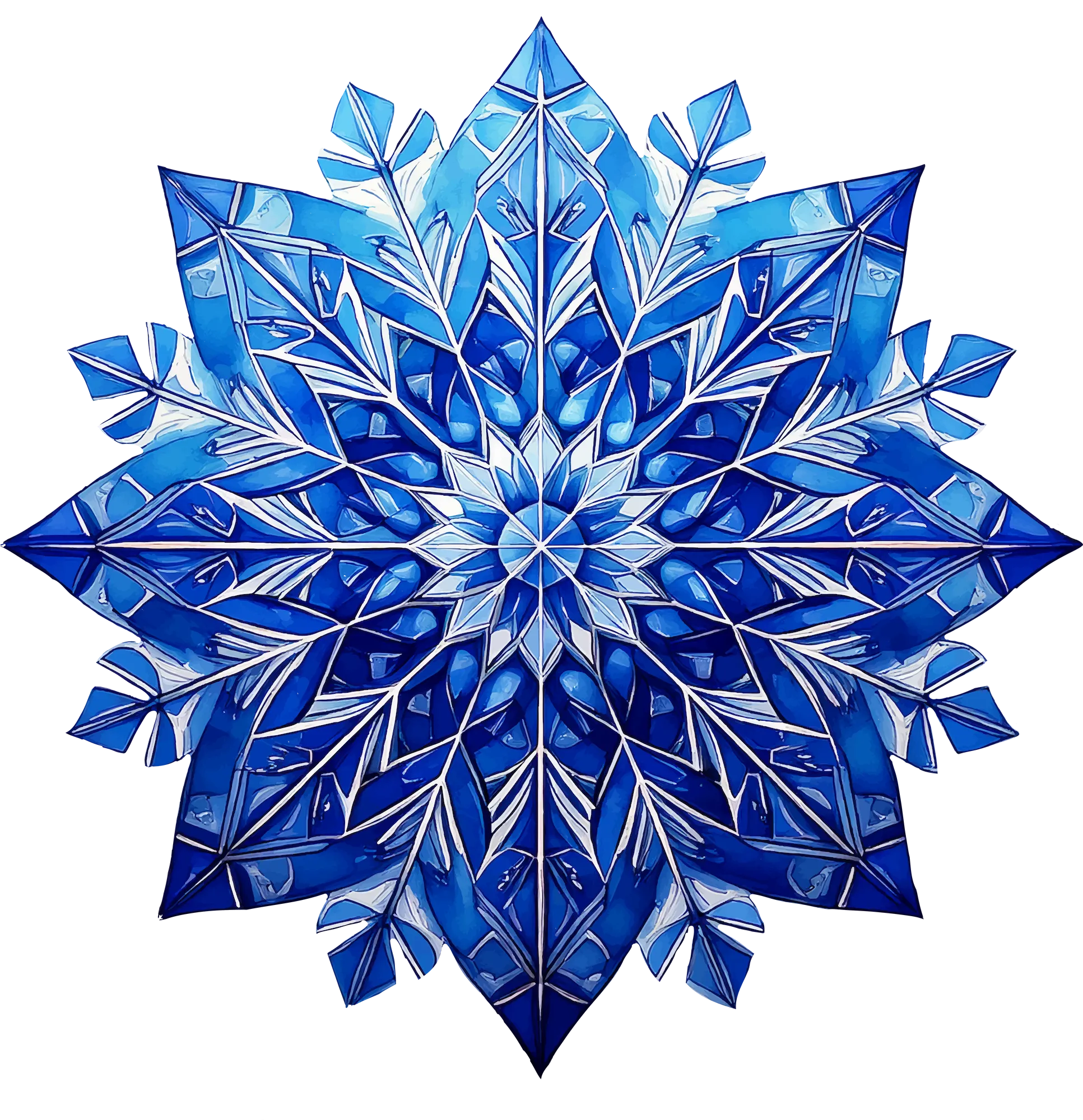 Mandala Blau