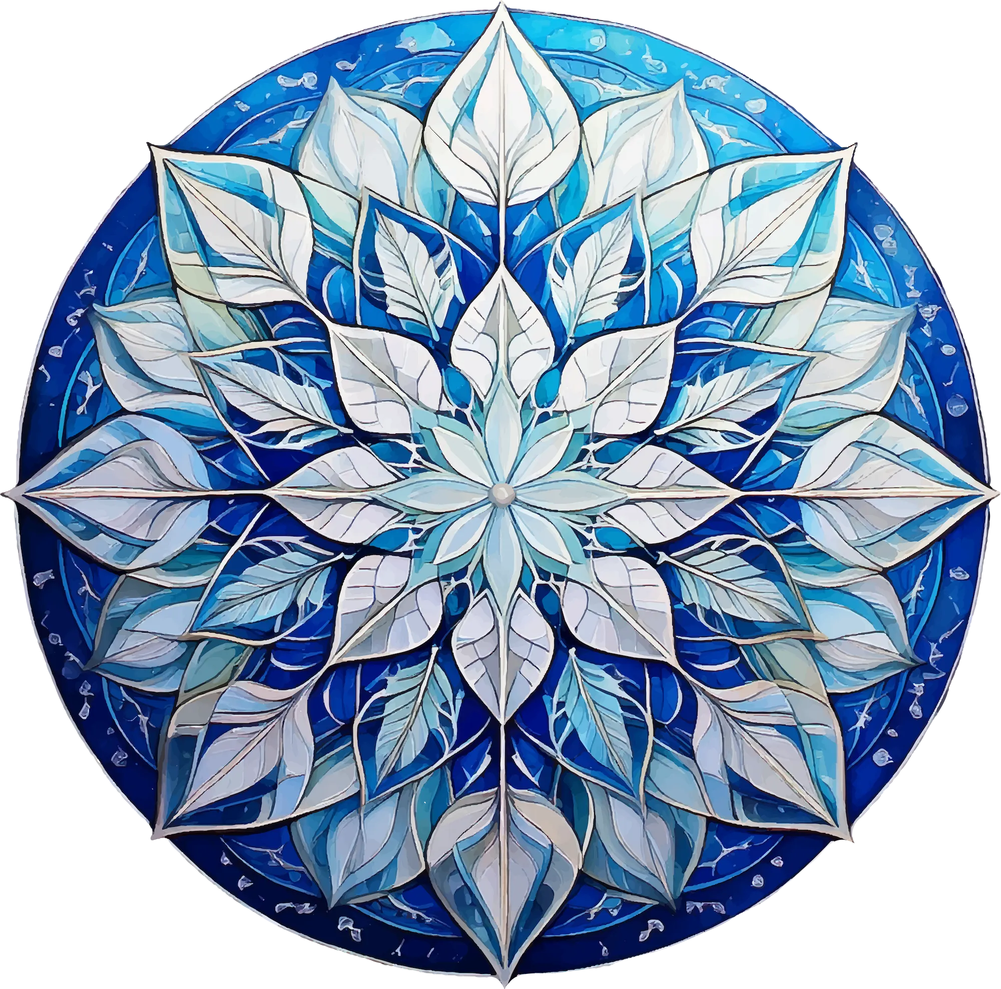 Mandala Weiß