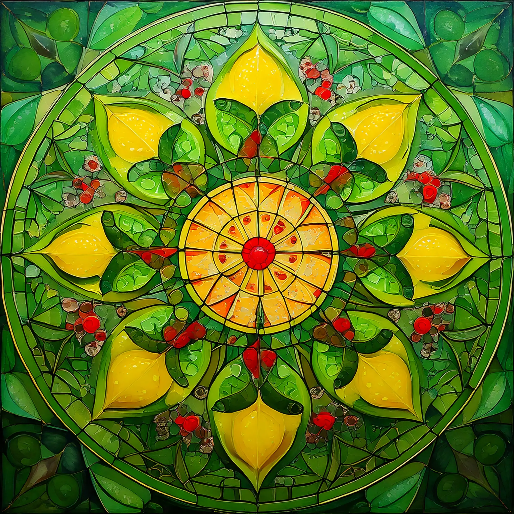 Mandala grün