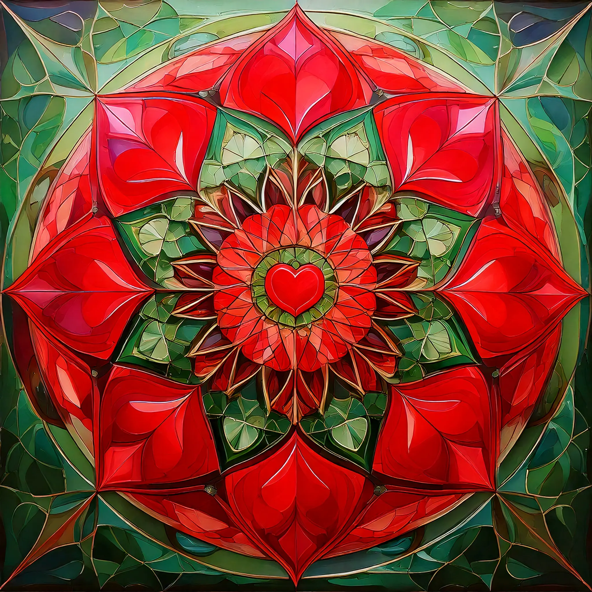 Mandala rot